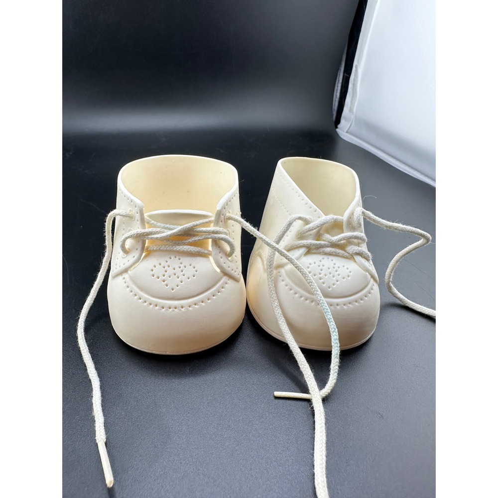 White Cabbage Patch Kids Doll Oxford Shoes‎ 1980s Vtg READ Coleco - L